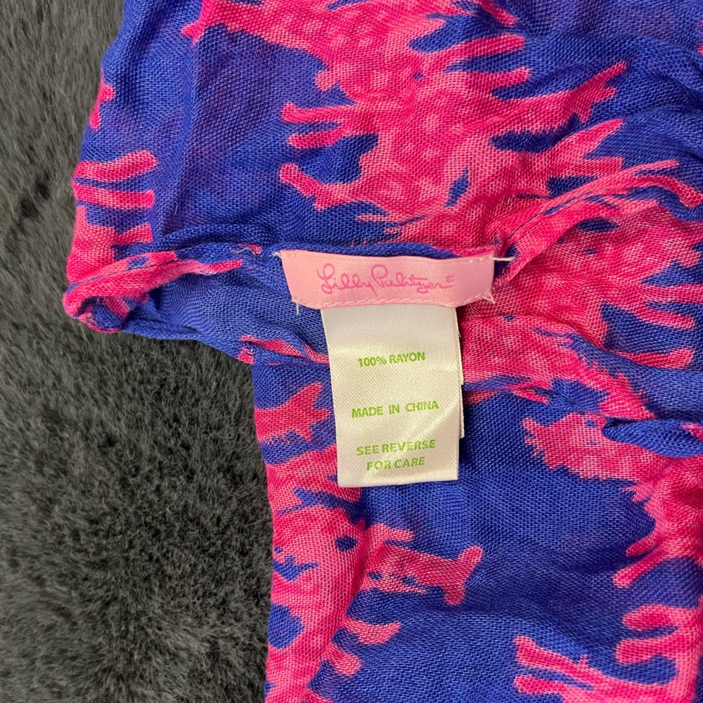 Lilly Pulitzer Riley Infinity Loop Scarf Neck In Neck - Picture 2 of 4
